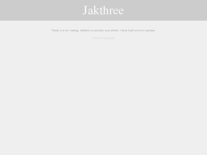 www.jakthree.net