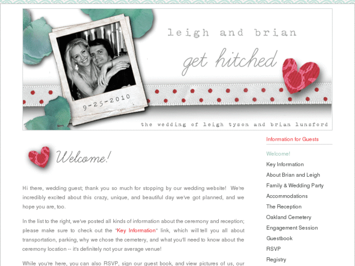 www.leighandbriangethitched.com