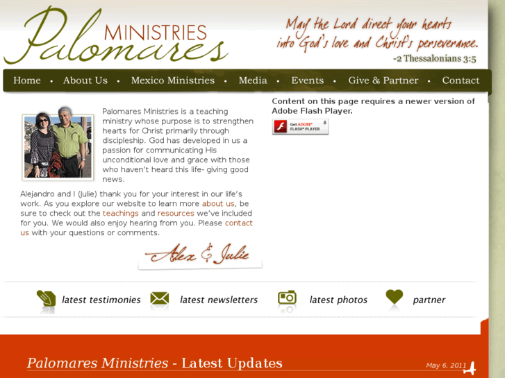 www.palomaresministries.com