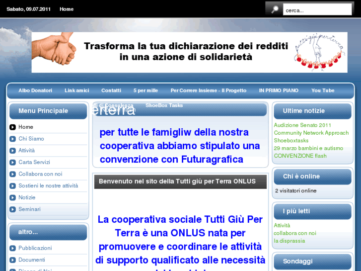 www.tuttigiuperterra.org