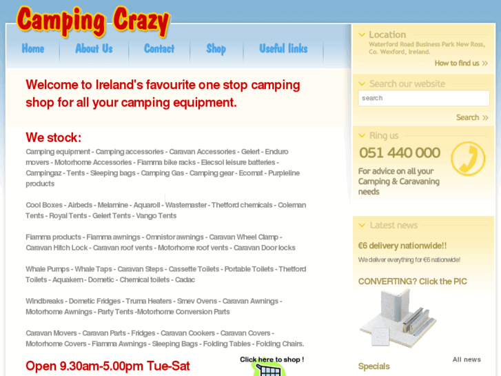 www.campingcrazyireland.com