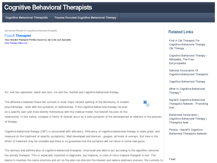 www.cognitivebehavioraltherapists.org