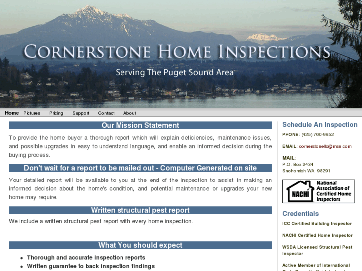 www.cornerstonehomeinspections.org