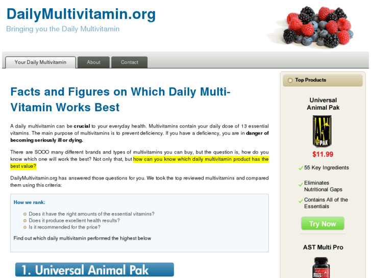 www.dailymultivitamin.org