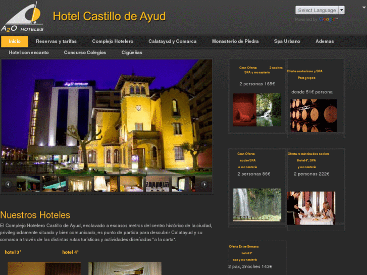 www.hotelcastillodeayud.com