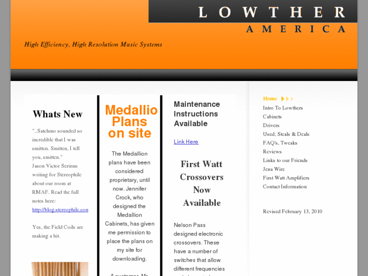 www.lowther-america.com