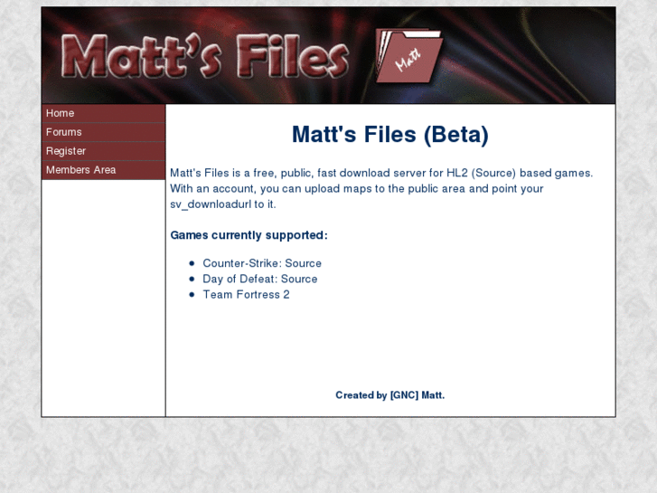 www.mattsfiles.com