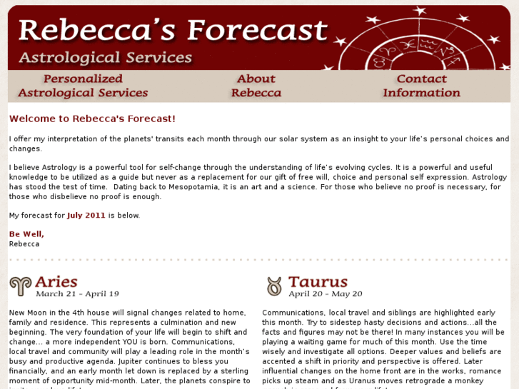 www.rebeccasforecast.com