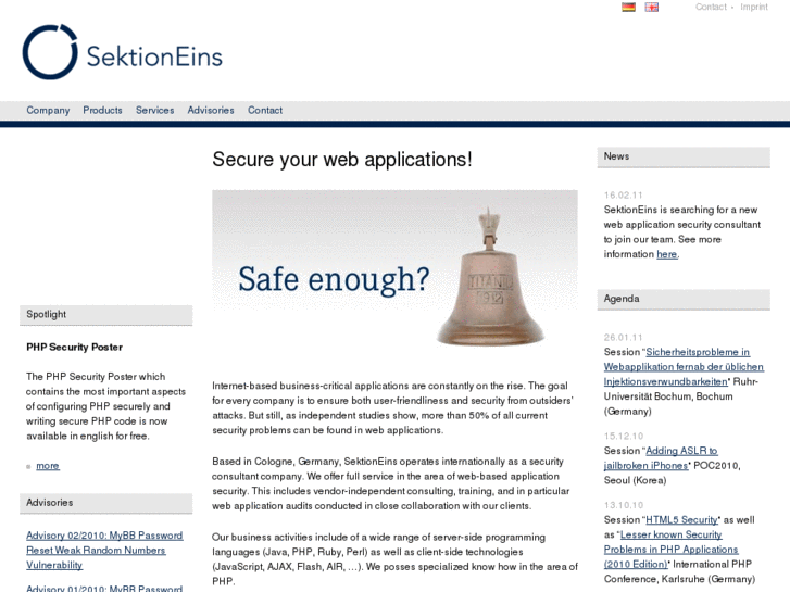 www.sektioneins.com