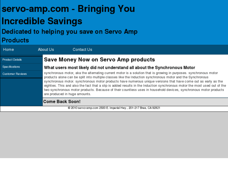 www.servo-amp.com