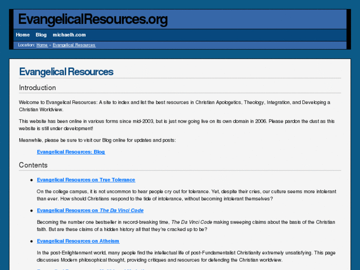 www.evangelicalresources.org