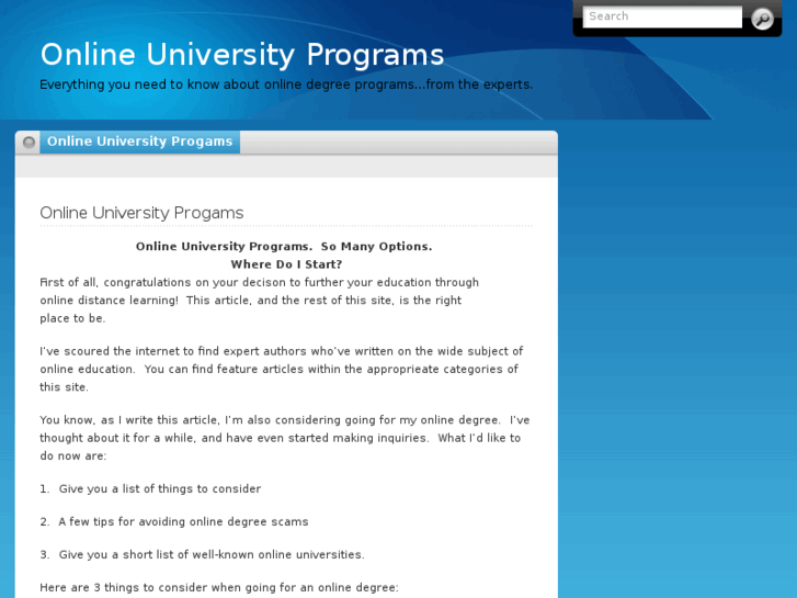 www.onlineuniversityprograms.net