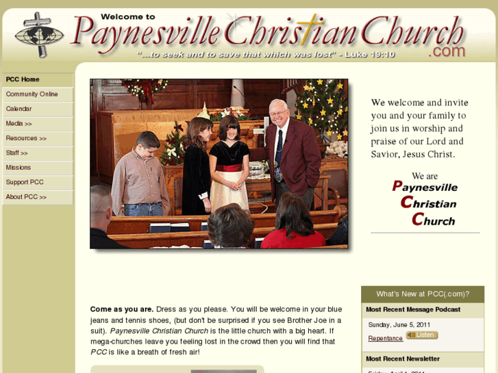 www.paynesvillechristianchurch.com