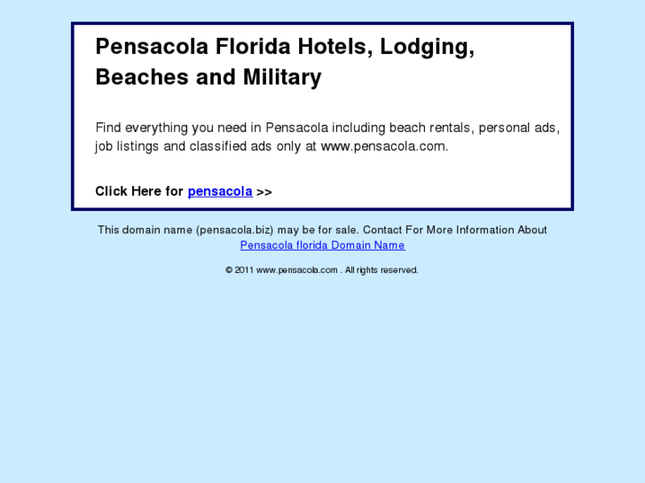 www.pensacola.biz