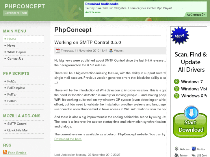 www.phpconcept.net