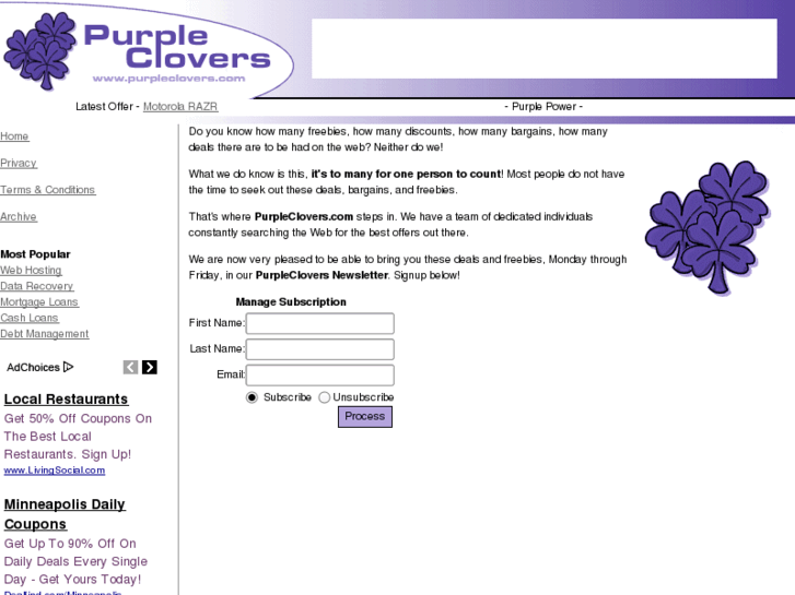 www.purpleclovers.com
