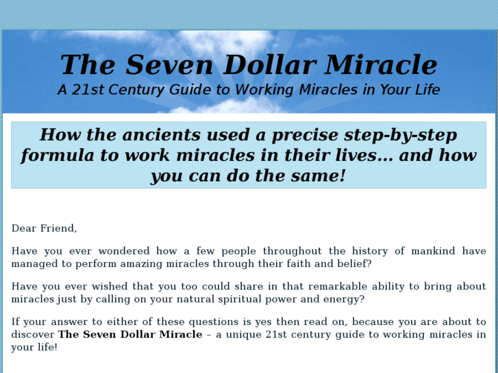 www.sevendollarmiracle.com