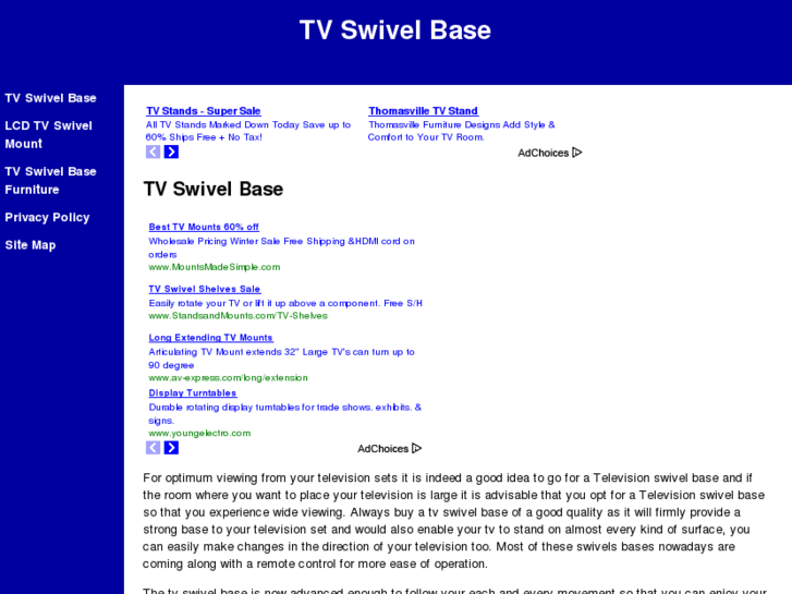 www.tvswivelbasereviews.com