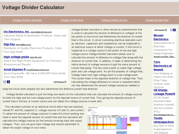 www.voltagedividercalculator.com