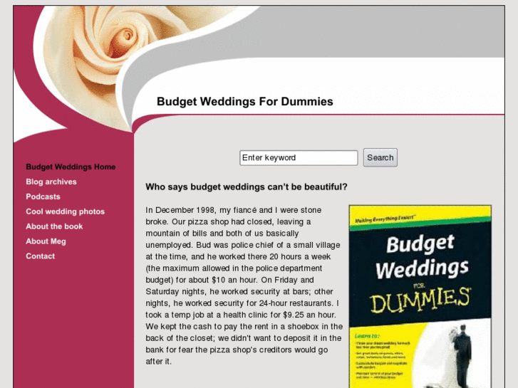 www.budgetweddingsfordummies.com