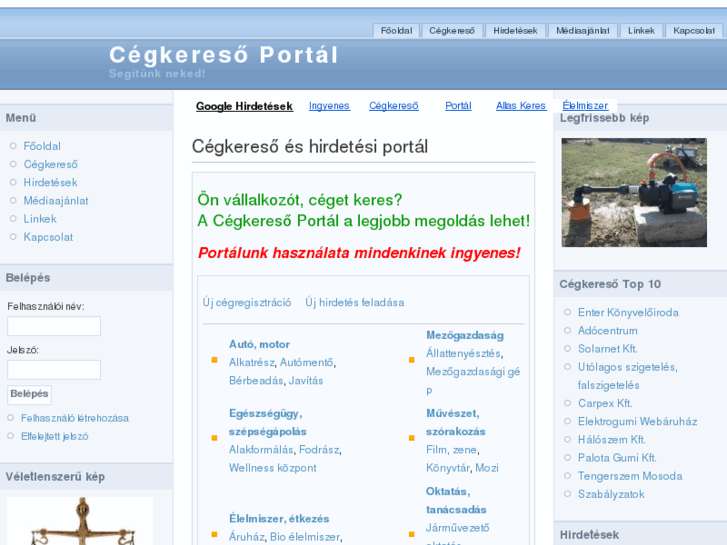 www.cegkeresoportal.hu