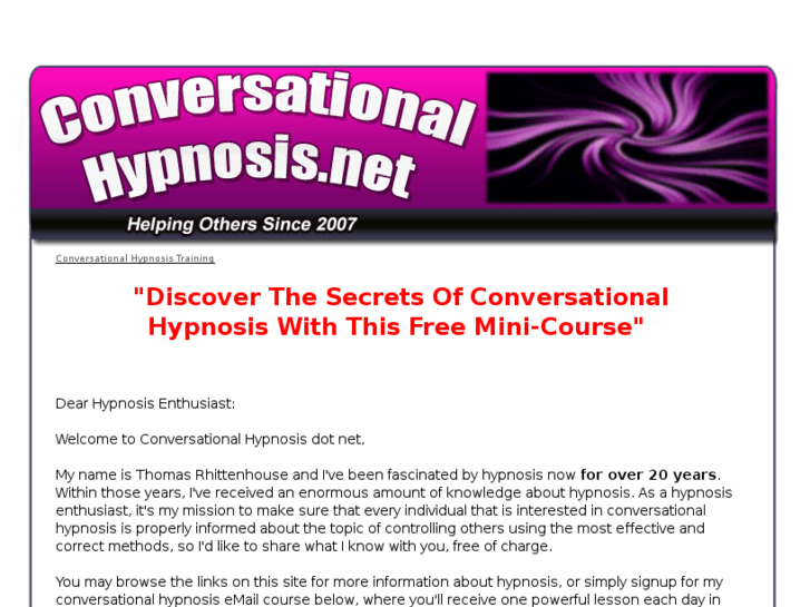 www.conversationalhypnosis.net