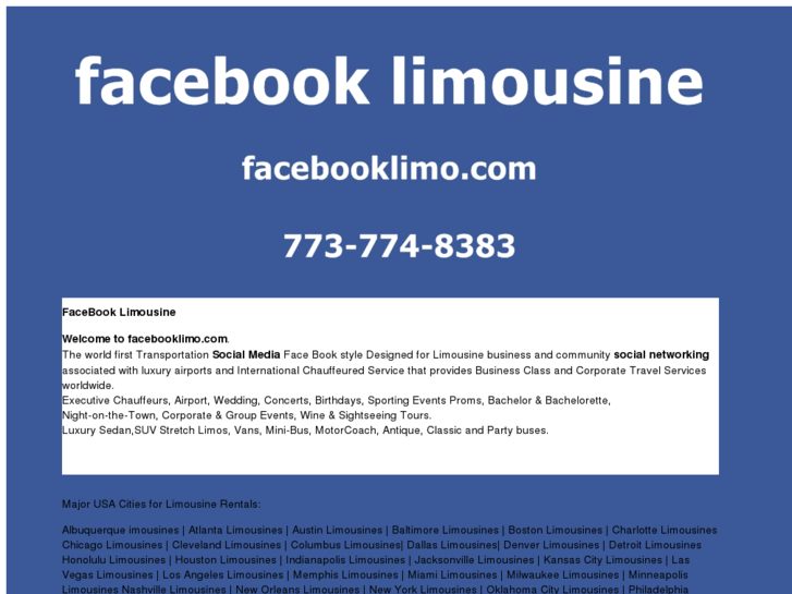 www.facebooklimo.com