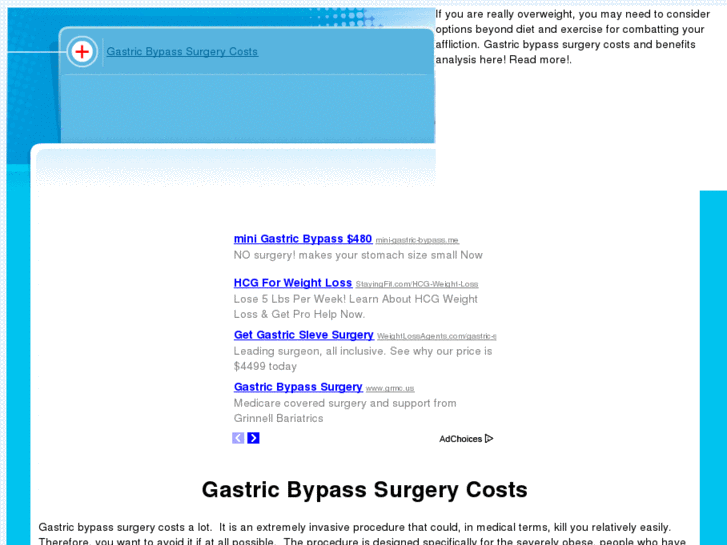 www.gastricbypasssurgerycosts.com