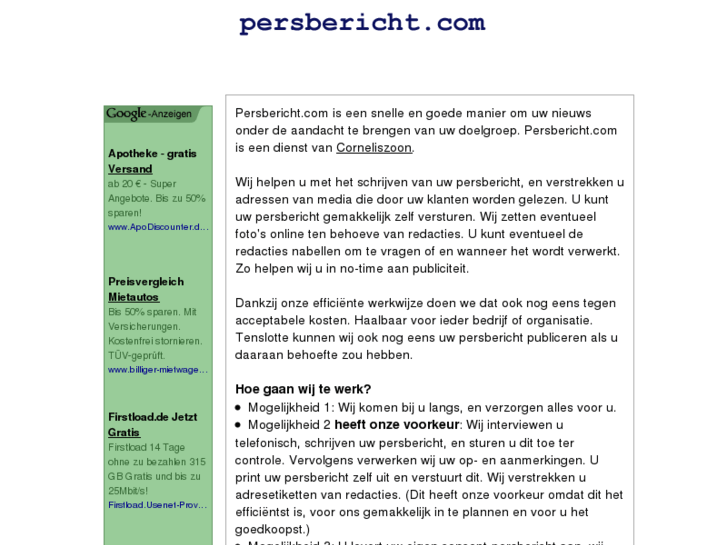 www.persbericht.com