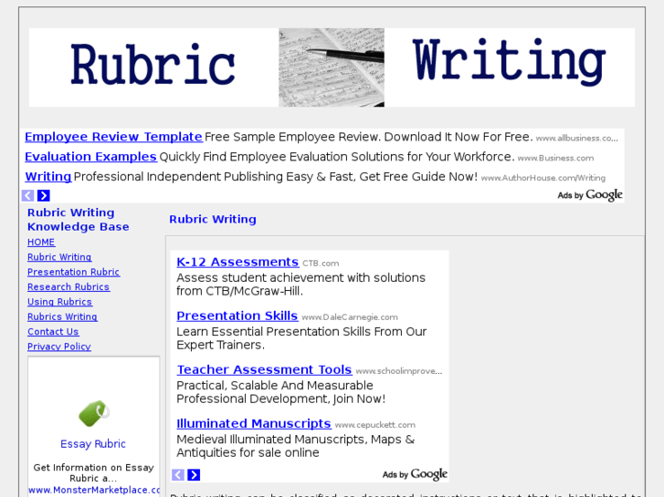 www.rubricwriting.com