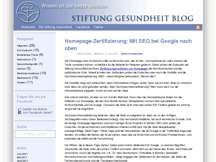 www.stiftung-gesundheit-blog.de