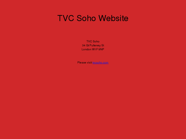 www.tvcsoho.co.uk