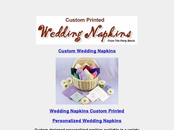 www.weddingnapkinscustom.com