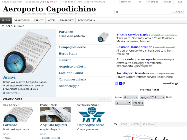 www.aeroportocapodichino.net