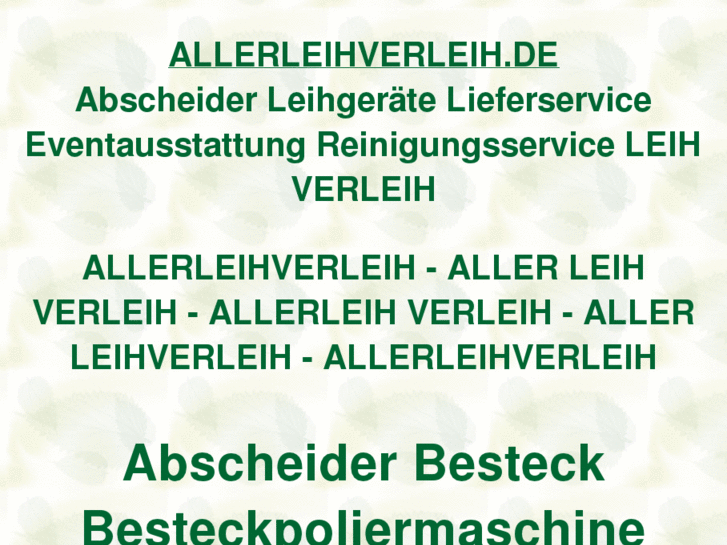 www.allerleihverleih.de