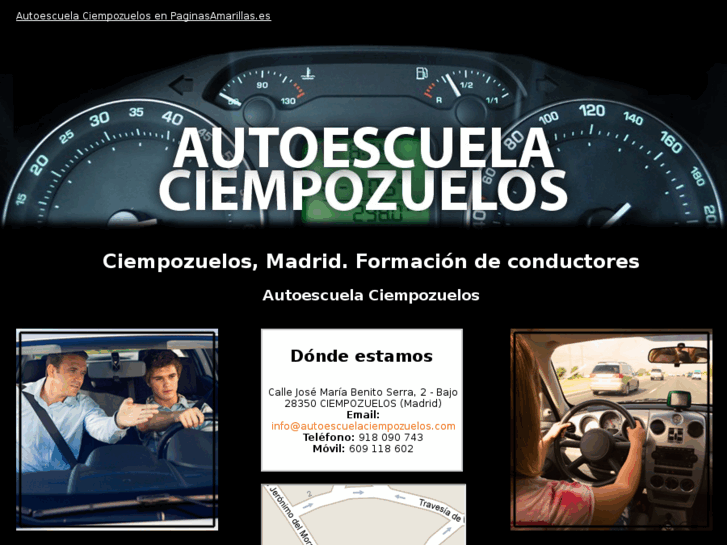 www.autoescuelaciempozuelos.com