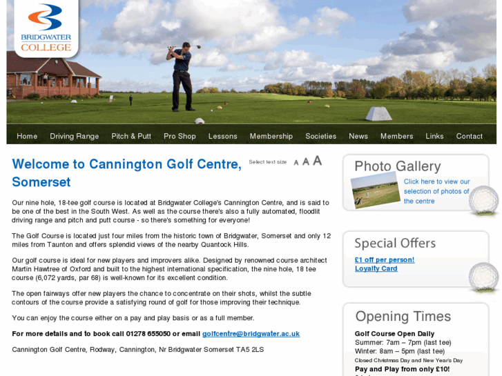 www.canningtongolfcentre.co.uk