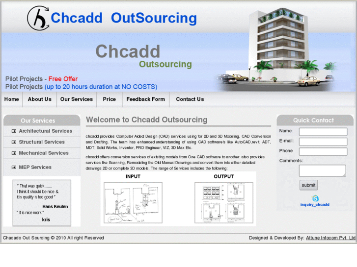 www.chcaddoutsourcing.com