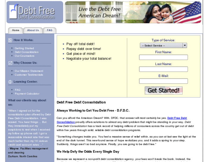 www.debt-free-debt-consolidation.com