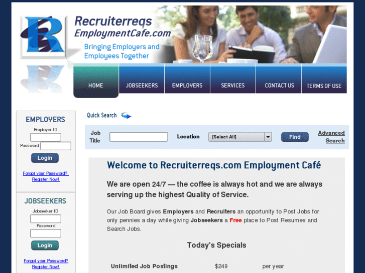 www.recruiterreqsemploymentcafe.com