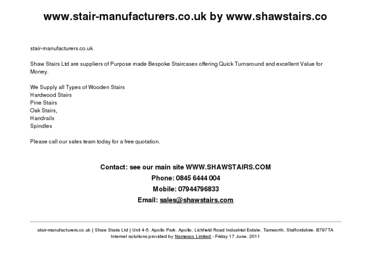 www.stair-manufacturers.com