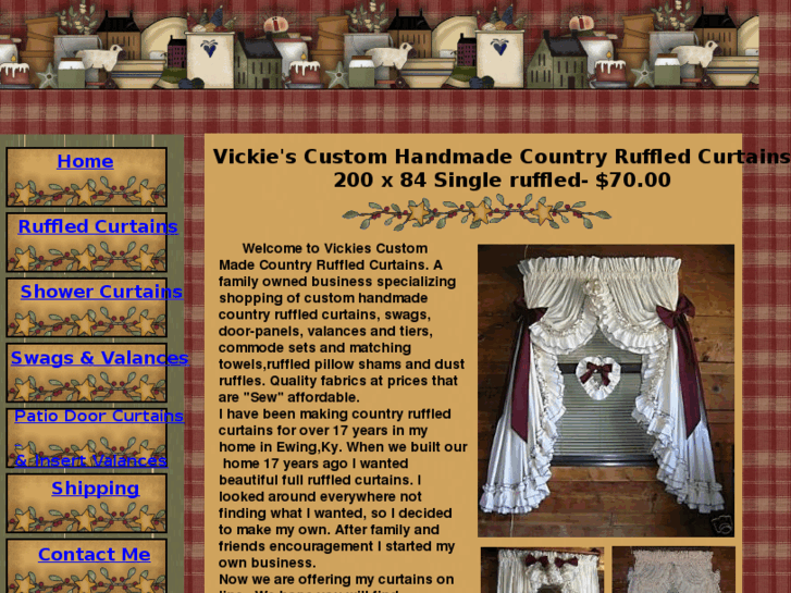 www.vickiesruffledcurtains.com