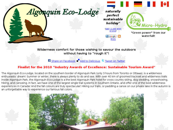 www.algonquineco-lodge.com