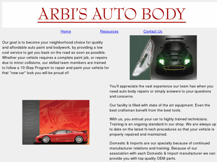 www.arbisautobody.com