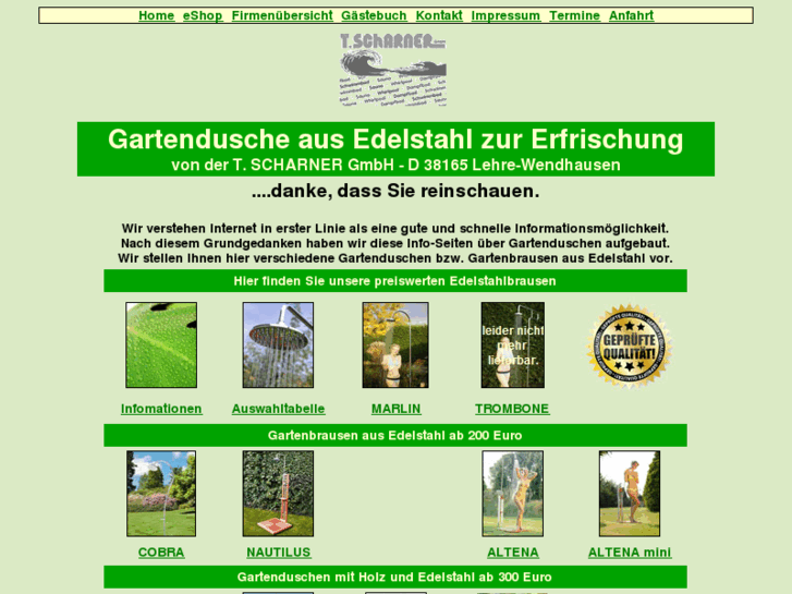 www.gartendusche-edelstahl.de