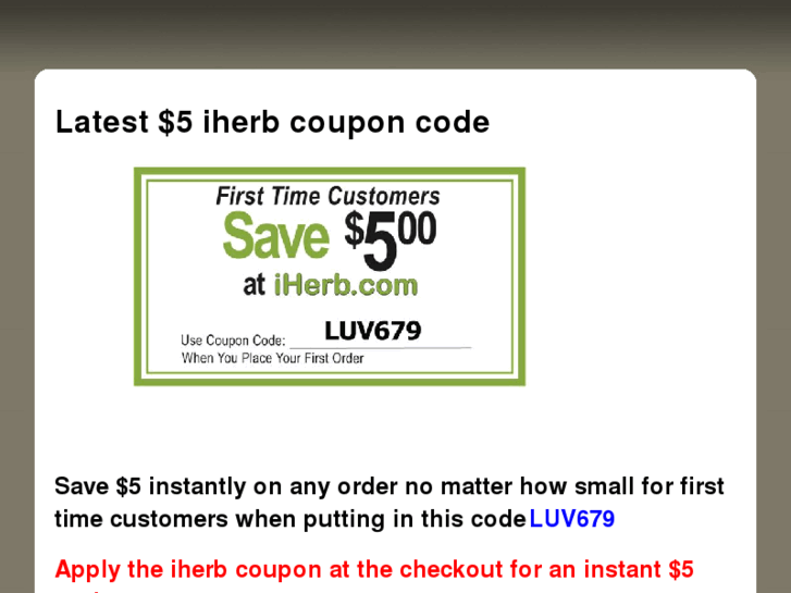 www.iherbcode.net