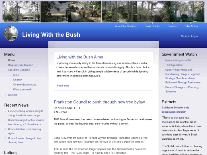 www.livingwiththebush.org