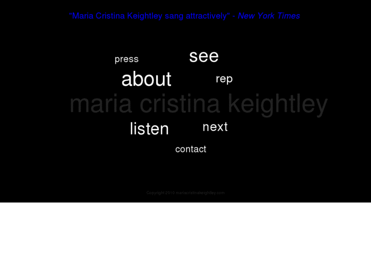 www.mariacristinakeightley.com