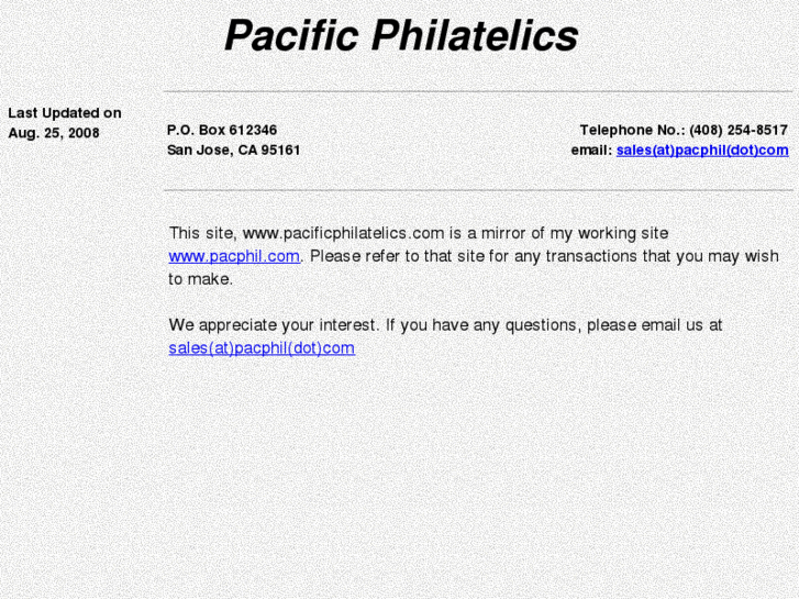 www.pacificphilatelics.com