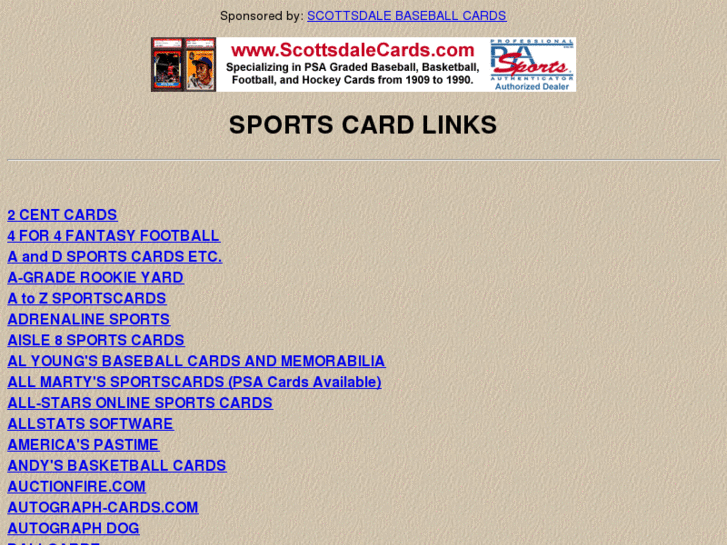 www.sportscardlinks.com